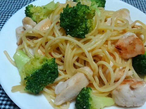 鶏肉とブロッコリーの塩パスタ レシピ 作り方 By ミニー7015 楽天レシピ